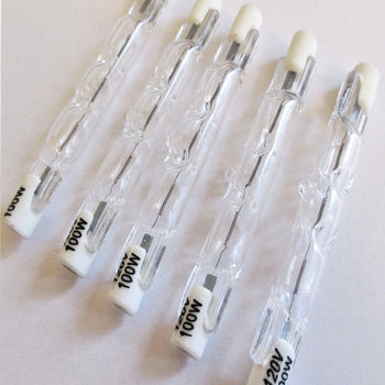 R7S 78mm 100 Watts 120V Halogen Light Bulb Replacement. 5 Pack