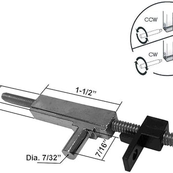 Shower Door Adjustable Metal Pivot Hinge