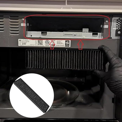 GE Compatible Microwave Charcoal Filter For Model # JNM7196SK6SS - 1 Pack