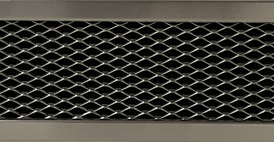 2 ½ x 11 x 3/8 pouces - 1 paquet - Filtre à charbon pour micro-ondes GE JX81D WB02X10943.