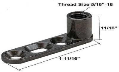 Shower Door Hinge Pivot Assembly, Zinc Pivot Axam