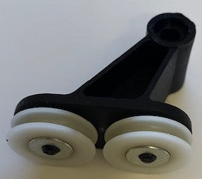 FilterMee Lateral Angle Shower Door Roller Assembly, # 10-076, 5.3 x 4 x 2.5 cm