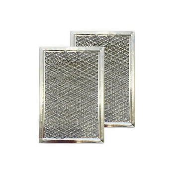 5" x 7 5/8" GE  WB06X10309 WB06X10359 WB06X10608 Microwave Grease Filter - 2 Pack