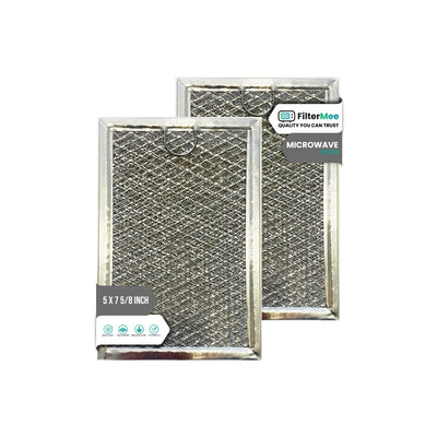 5" x 7 5/8" Panasonic  K400B2510AP, K400B244BL, NN-S244BL Microwave Grease Filter - 2 Pack