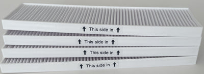 Bissell Style 8, 14,  Part # 3091 2036608 Vacuum Cleaner filter - 4 Pack