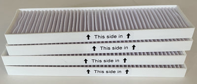 Bissell Style 7 & 9 & 16  Part # 32076 Vacuum Cleaner Filter - 4 Pack