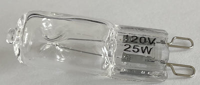 G9 Frigidaire 318946500, Whirlpool W10112515 120V 25W  Microwave Halogen Light Bulb - 4 Pack