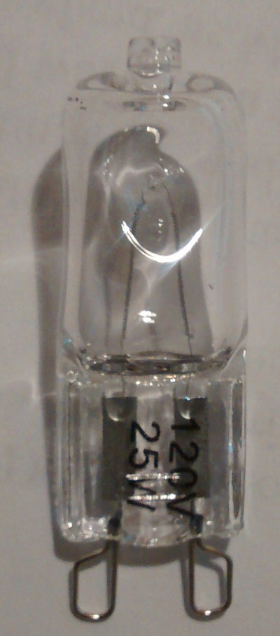 G9 Frigidaire 318946500, Whirlpool W10112515 120V 25W  Microwave Halogen Light Bulb - 4 Pack