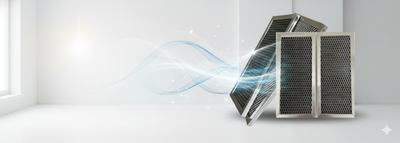 4" x 8 9/16" GE JX81H WB02X10956 Microwave Charcoal Filter - 1 Pack