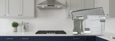 6 3/8" x 6 7/8" Samsung DE63-00666A Microwave Grease Filters - 2 Pack