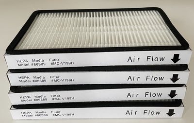 PANASONIC  MC-V199H  MCV199H  AC38KCNPZ000 Vacuum Cleaner filters  - 4 Pack