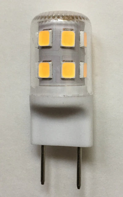 G8  LED Frigidaire 5304452831 LG 6912A40002F - 120V 2W (=20 Watt Halogen) Microwave Light Bulb  - 4 Pack