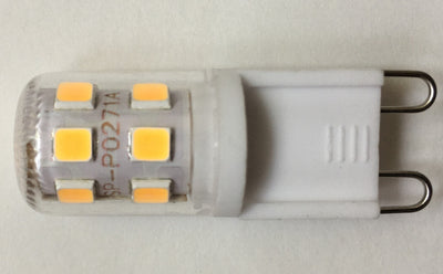 G9 LED  Frigidaire 318946400 GE WB25X10020 Whirlpool WPW10472384 120V 2.5W (Equal 25W Halogen) Microwave Light Bulb- 4 Pack