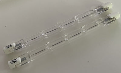 R7S 118mm 100 Watts 120V Halogen Light Bulb Replacement - 5 Pack