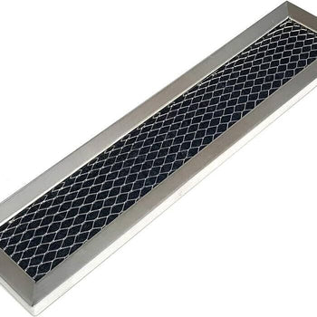 2 ½ x 11 x 3/8 inch - 1 Pack - GE Microwave Charcoal Filter JX81D WB02X10943.