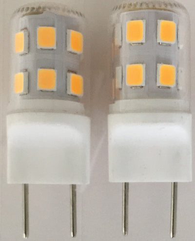 Ampoule LED G8 de rechange pour four à micro-ondes Frigidaire 5304452831 LG 6912A40002F - 120 V 2 W (= 20 W halogène) - Paquet de 3