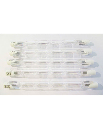 Ampoule halogène de remplacement R7S 118 mm 100 W 120 V - Lot de 5