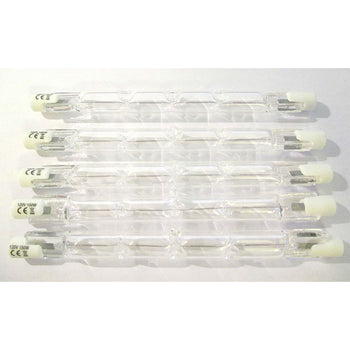 R7S 118mm 150 Watts 120V Halogen Light Bulbs Replacement. 5 Pack