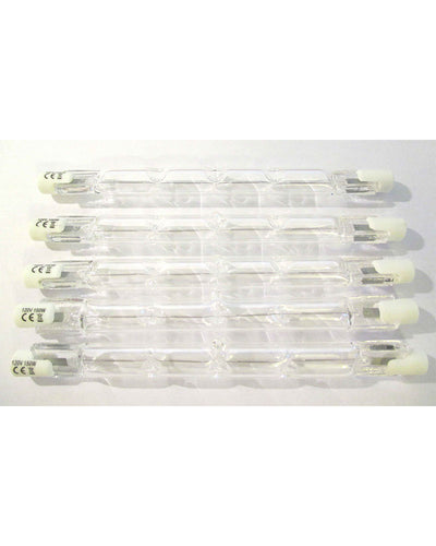 Ampoules halogènes de remplacement R7S 118 mm 150 W 120 V. Lot de 5