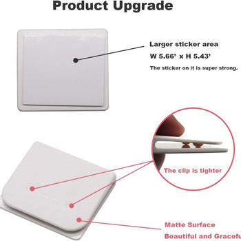 Shower Curtain Clips, Shower Splash Guard, Avoid Slippery Floor 2 Pack