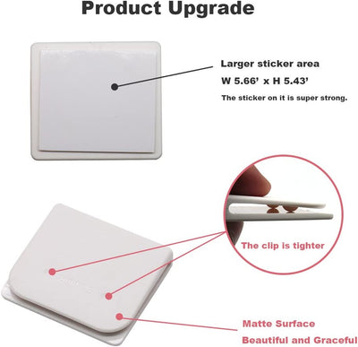 Pinces pour rideau de douche, protection contre les éclaboussures de douche, évite les sols glissants, lot de 2